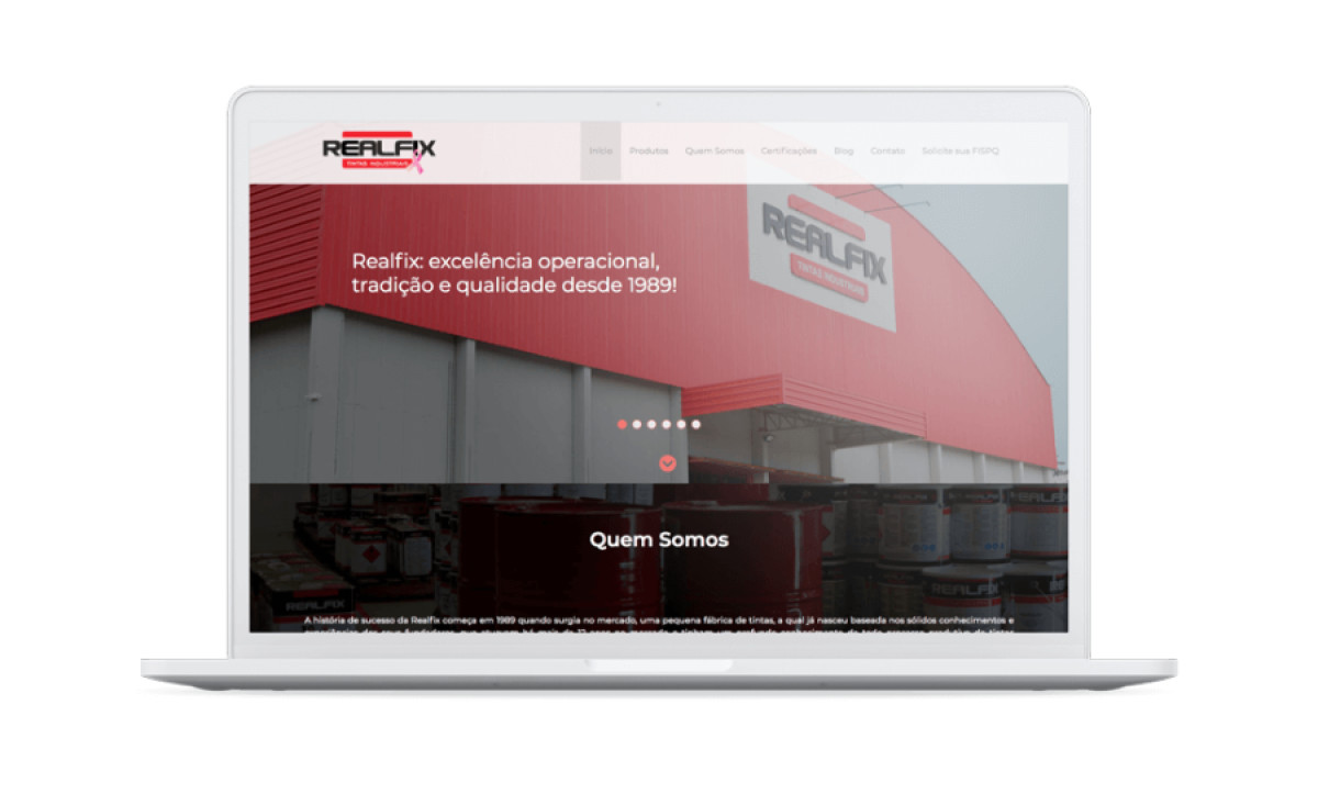 Realfix website design by Bulk Design.
