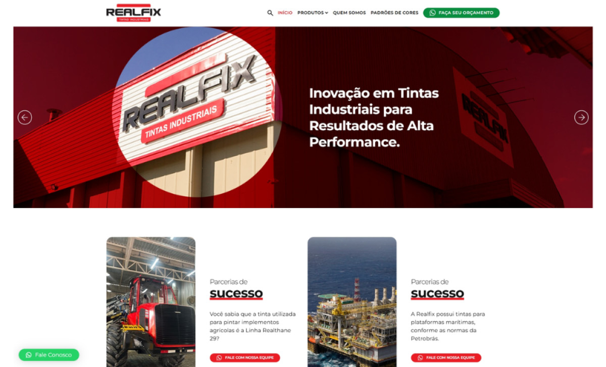 Realfix website design by Bulk Design.