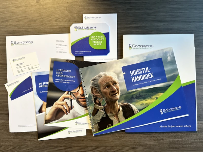 Scholtens Advocaten & Adviseurs print design by SHERPA grafisch ontwerp.