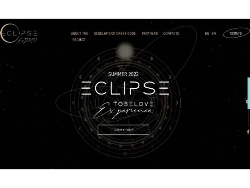 ECLIPSE event Website Design