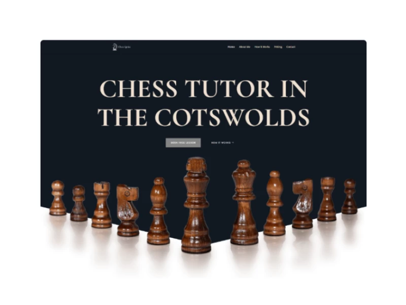 Chess Ignite website design by Wasabi Sites.