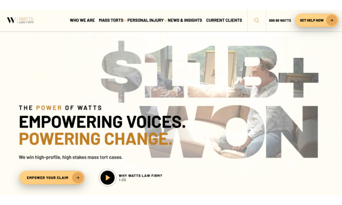 Watts Law Firm LLC Website Design