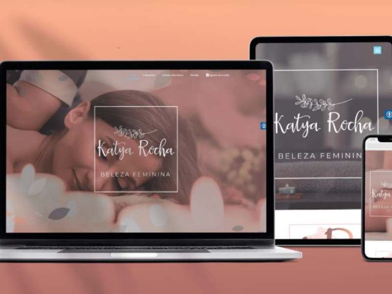 Katya Rocha website design by Agencia NYVA.