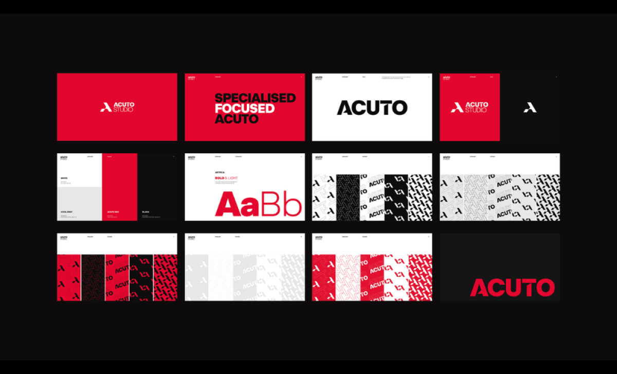 Acuto Studio logo design by Minal Studio.
