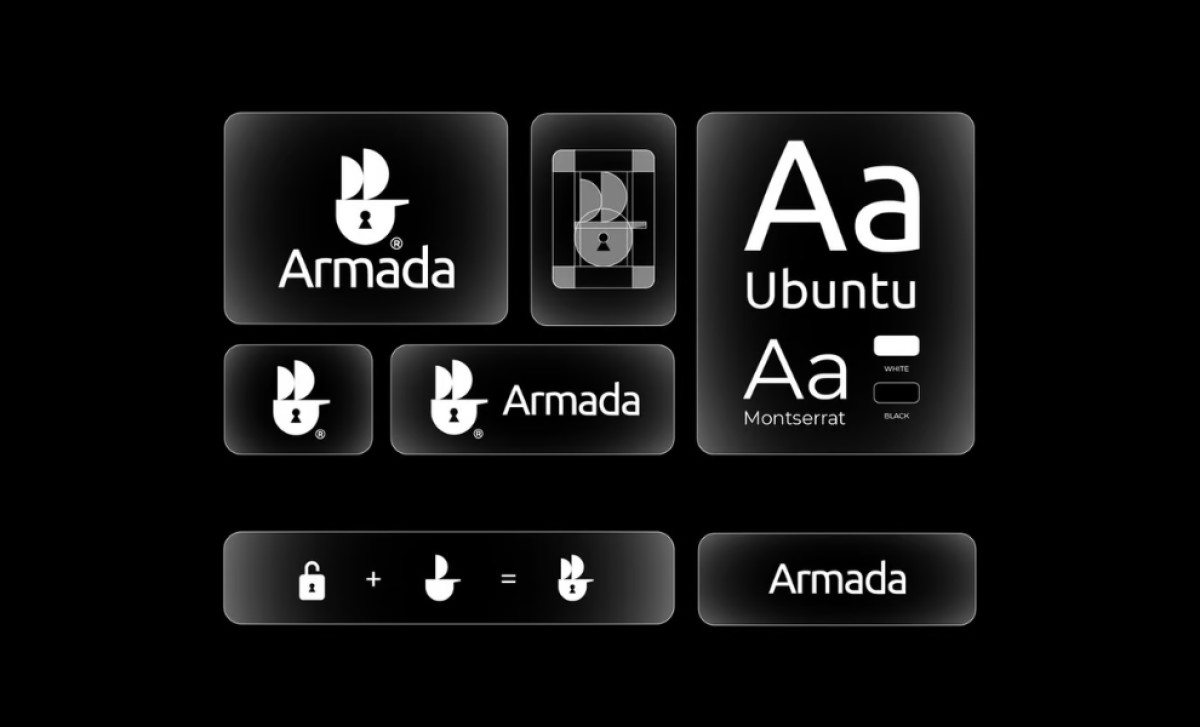 Armada Cyber Security Software logo design by Logotypely.