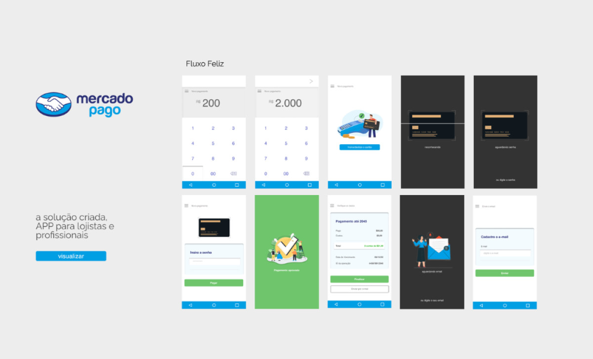 Mercado Pago app design by Hub Design.