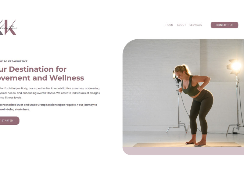 Keza Wellness website design by Tomorrow Labs.