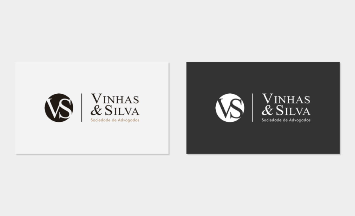 Vinhas & Silva logo design by CriativaPlus Design Studio
