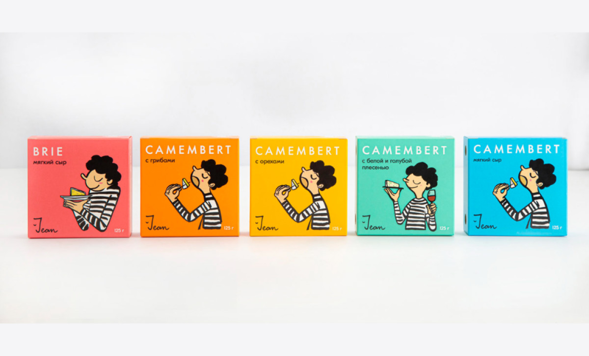 Jean Cheese Packaging Design by Ferma Branding Agency