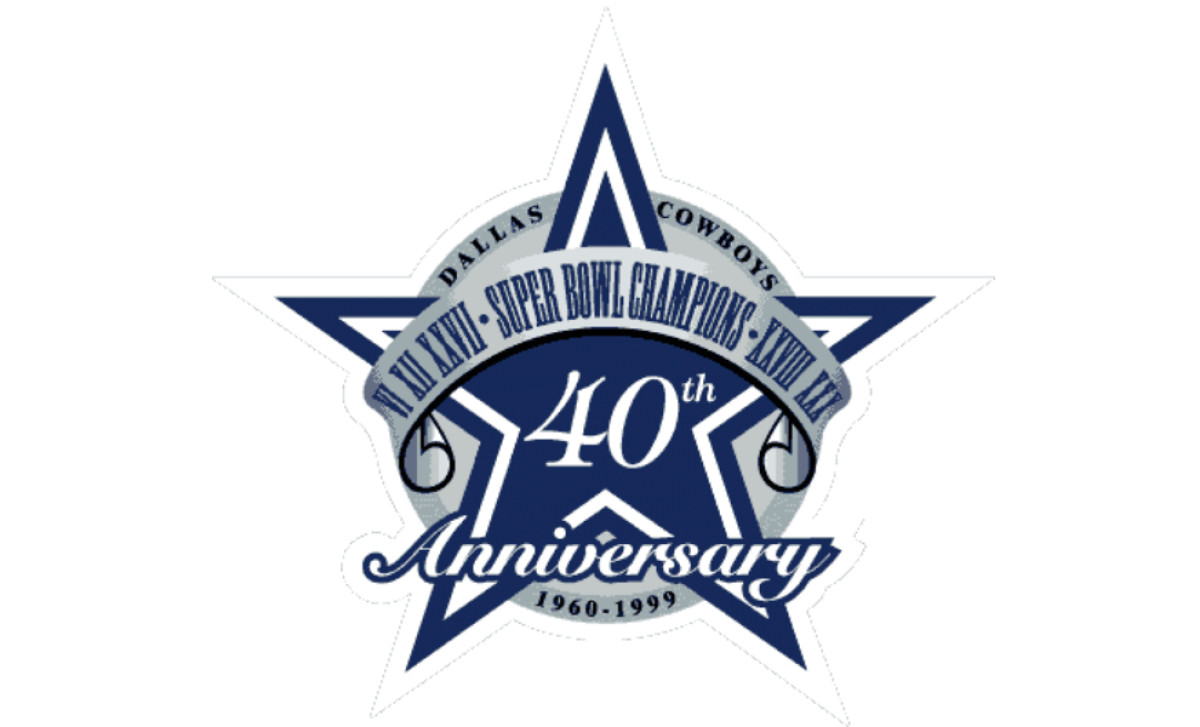 Dallas Cowboys 40th Anniversary Logo