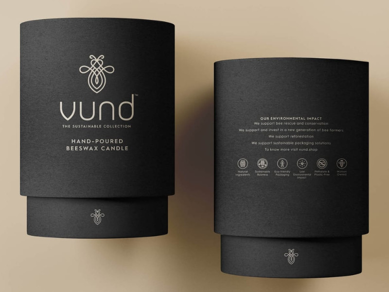 Vund packaging design by ADL Studio.