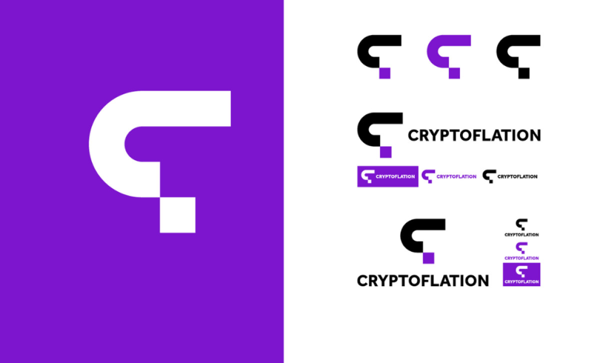 Cryptoflation logo design by Hamad Alammash