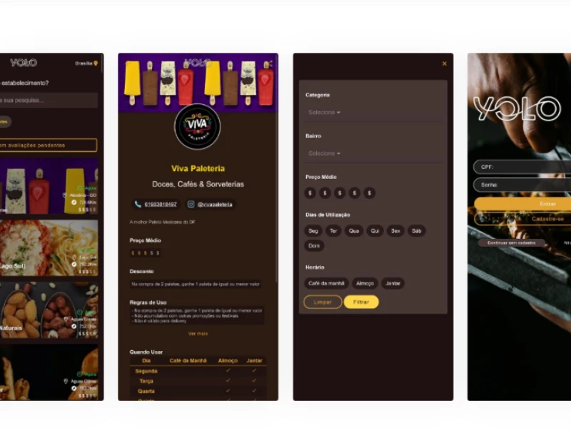 Yolo Club App Design by APP2B.