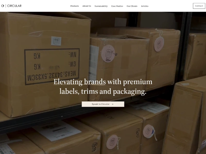 Circular Branding Group Website Design by Evolux Web Design.