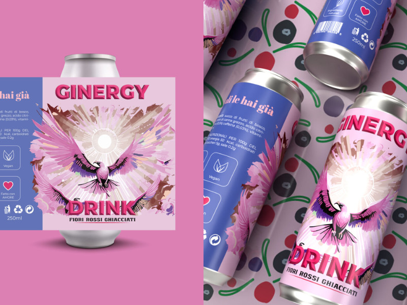 Ginergy Packaging Design by Oltreildisegno.