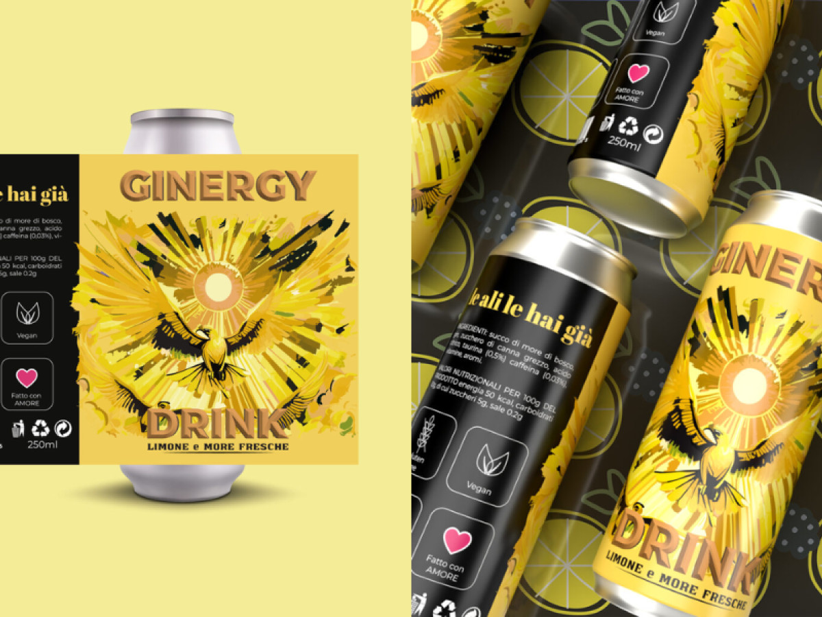 Ginergy Packaging Design by Oltreildisegno.