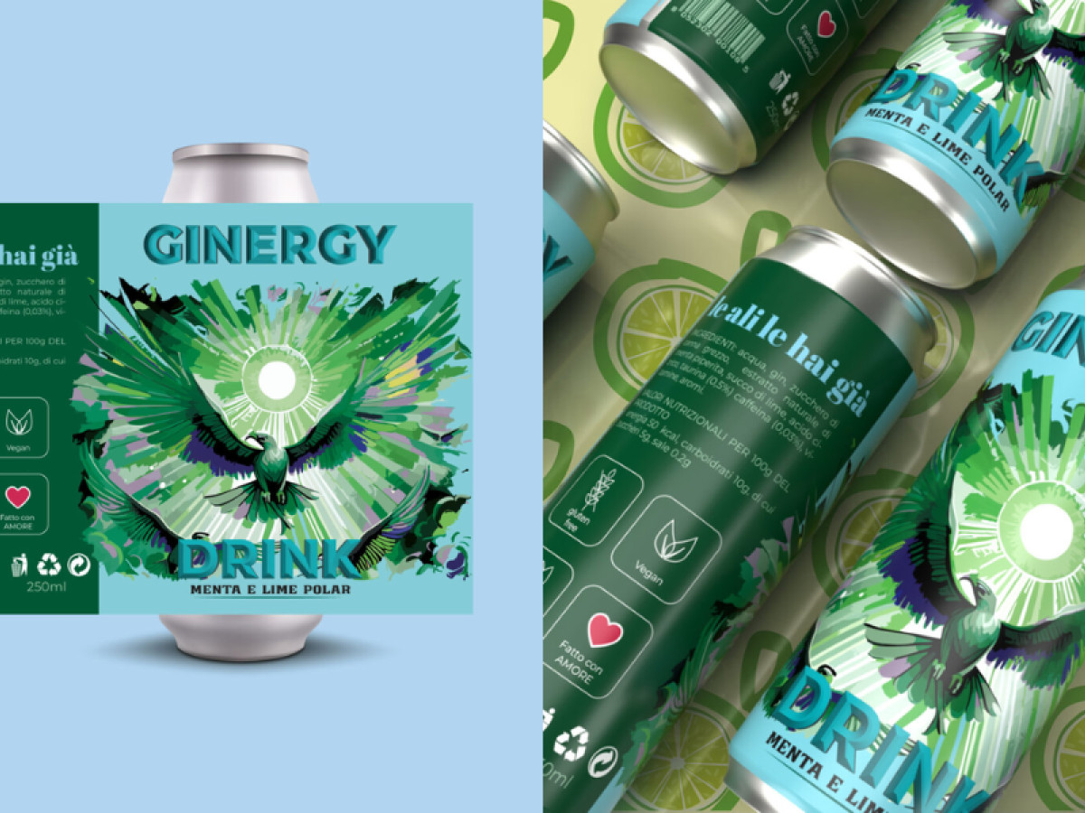 Ginergy Packaging Design by Oltreildisegno.