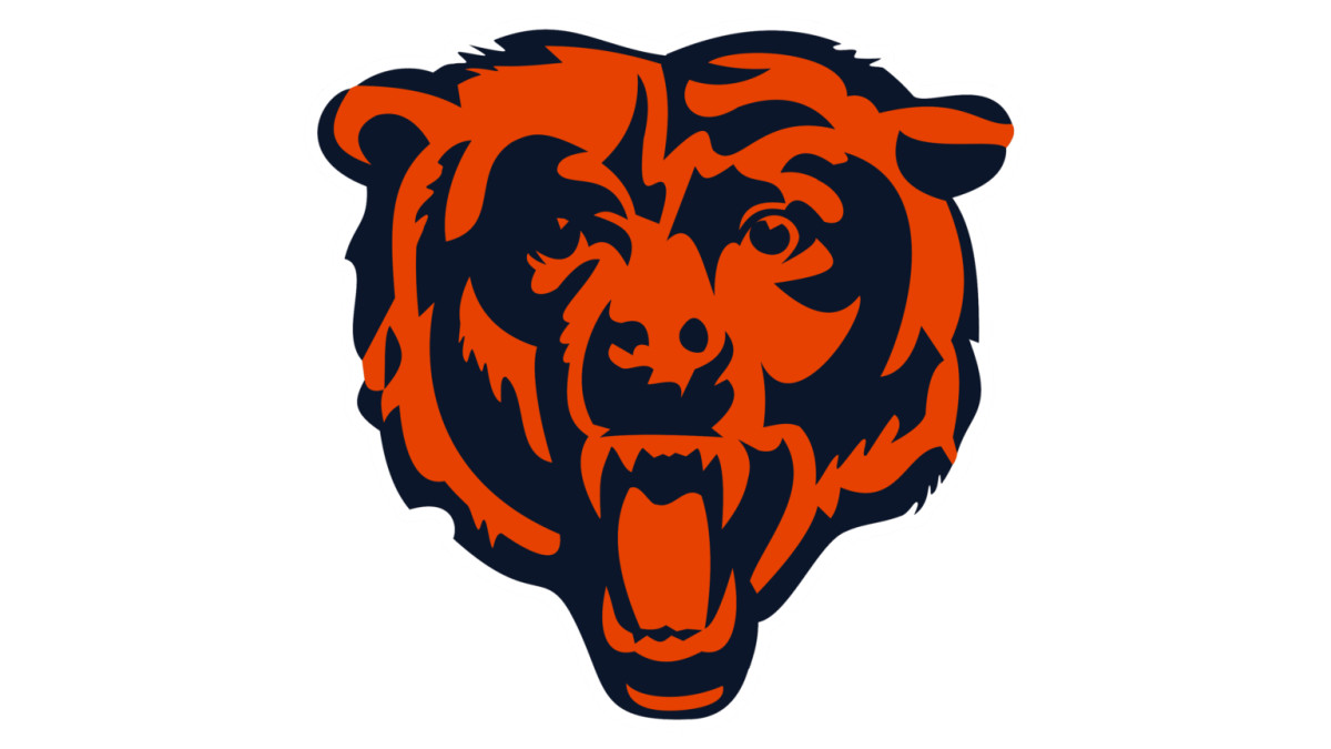Chicago Bears 2023 - Present Bear Head Sports Logo Design