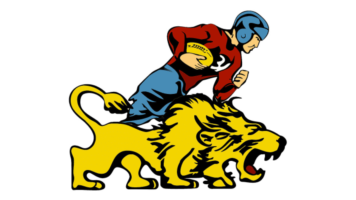 Img alt tag: Detroit Lions 1940 Sports Logo Design