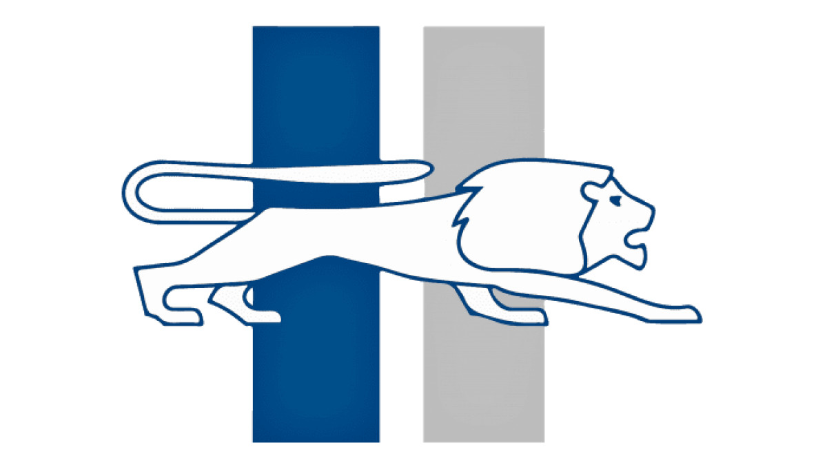 Img alt tag: Detroit Lions 1961 Sports Logo Design