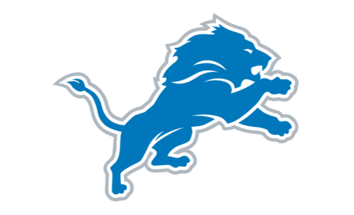 Img alt tag: Detroit Lions 2017 Sports Logo Design
