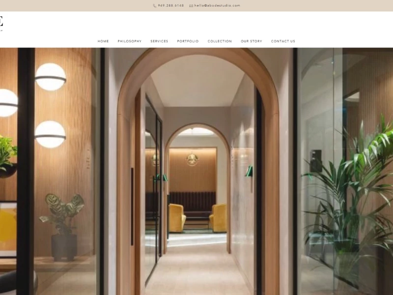 Abode Studio Website Design by Websites By Rose