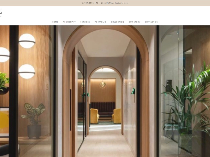 Abode Studio Website Design by Websites By Rose