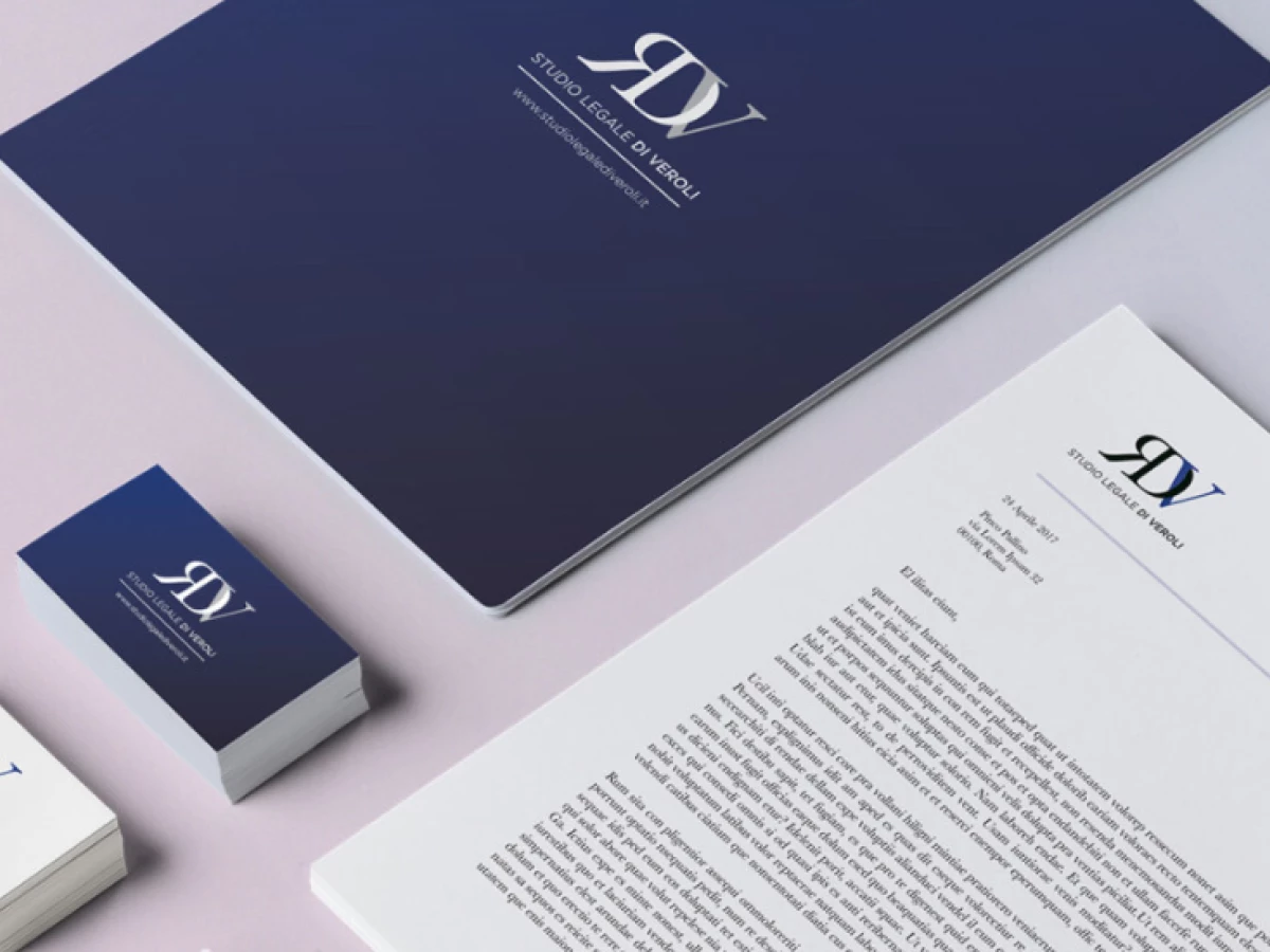 Studio Legale Di Veroli Print Design by Graficheria.