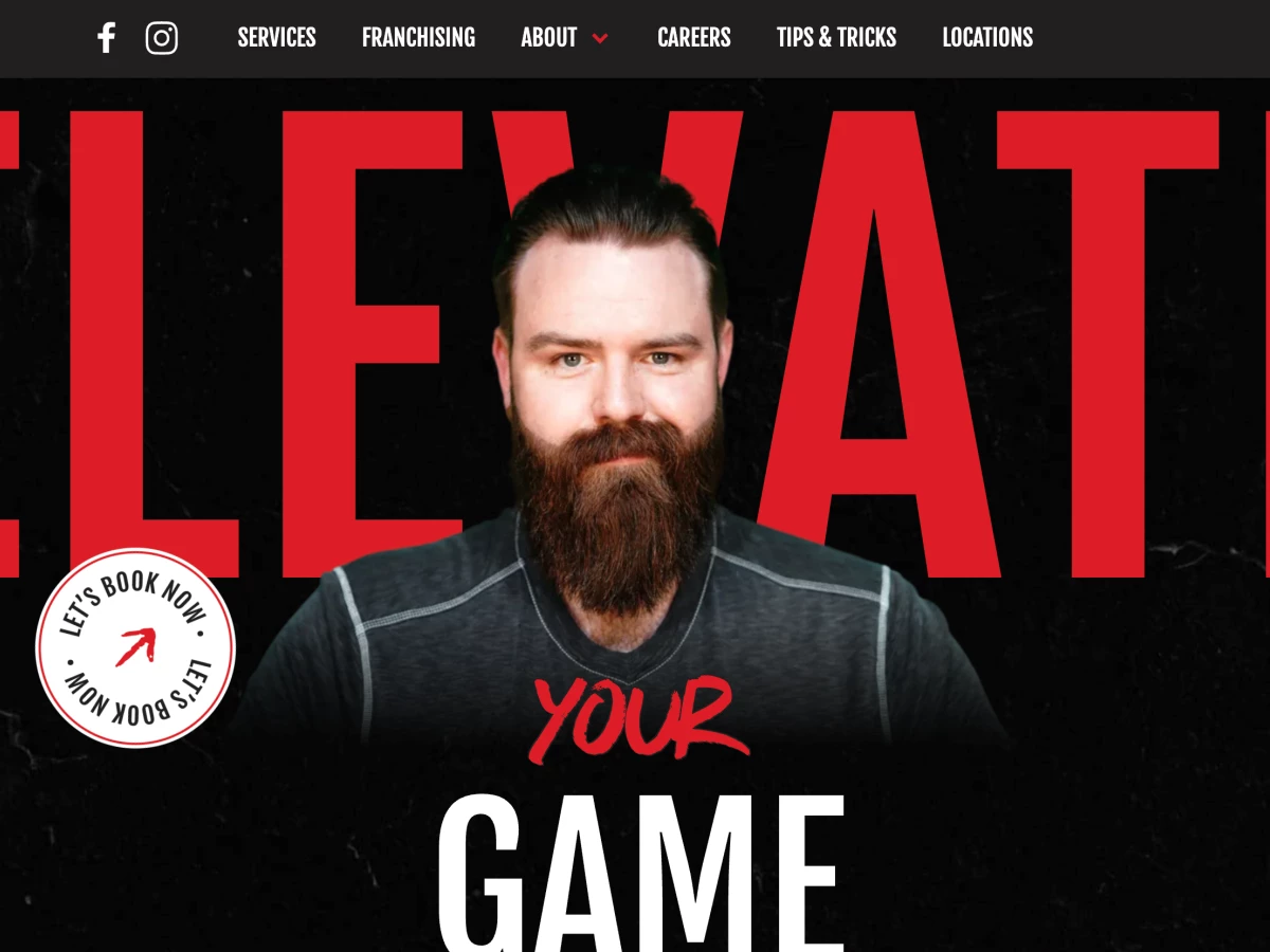 Knockouts Haircuts & Grooming Website Design