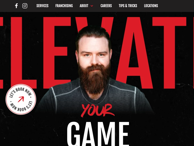 Knockouts Haircuts & Grooming Website Design