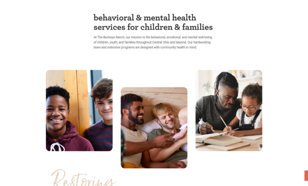 Buckeye Ranch website design by ForeFront Web.