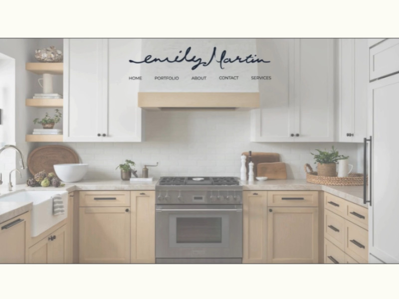 Emily Martin Design Website Design by Roen Creative Studio.