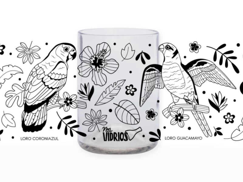 Nos Vidrios Packaging Design by Kropsiland.