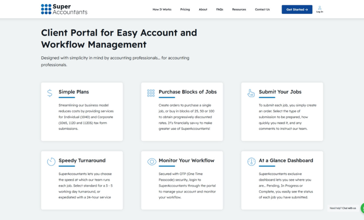 SuperAccountants Website Design by By Unicorn.