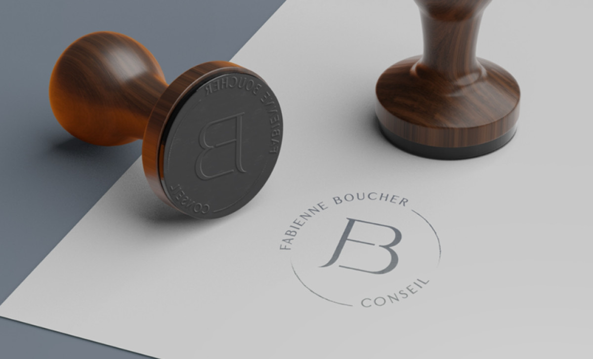 Fabienne Boucher Logo Design by Ophélie Paris.