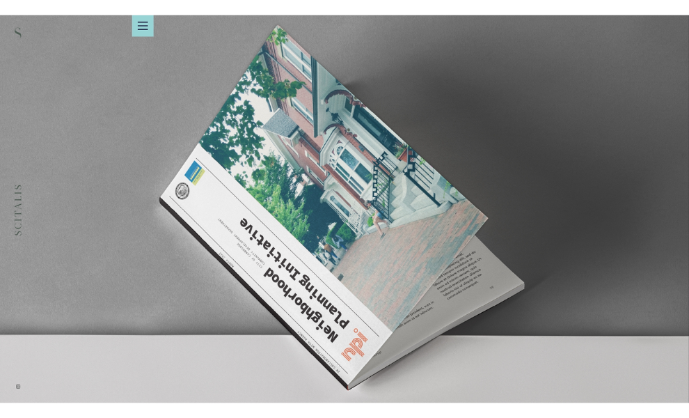 Neighborhood Planning Initiative Print Design by Scitalis Design.