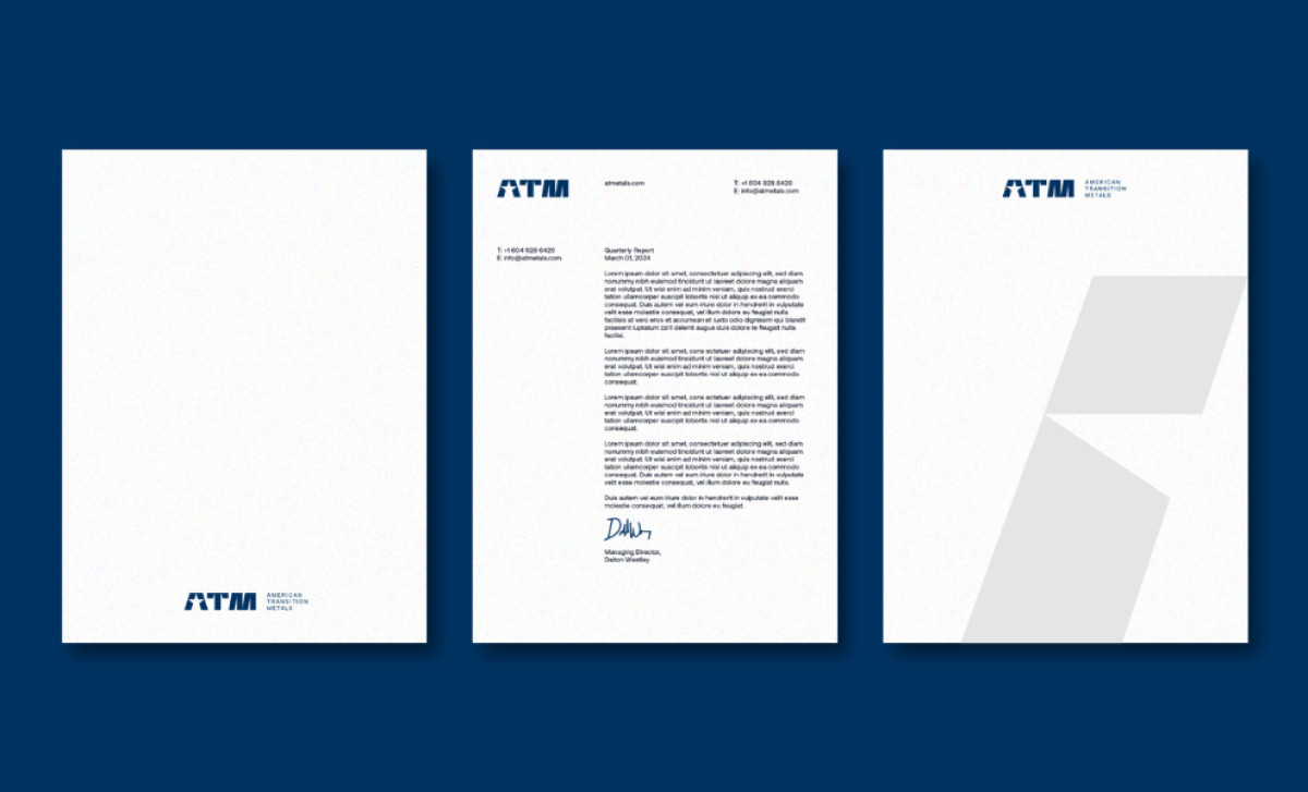 American Transition Metals Print Design by CDJ Design.
