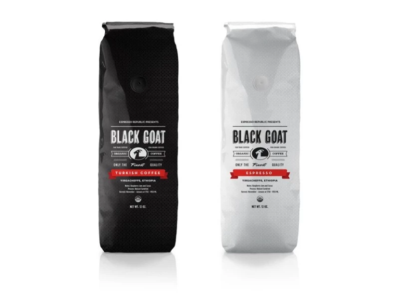 Black Goat Coffee Packaging Design