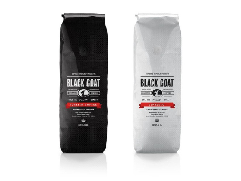 Black Goat Coffee Packaging Design