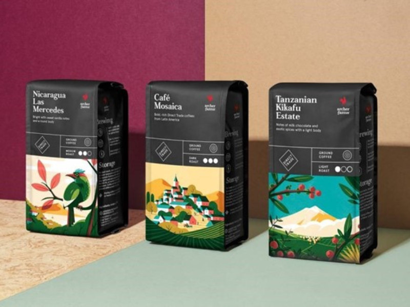 Archer Farms Coffee Packaging Design
