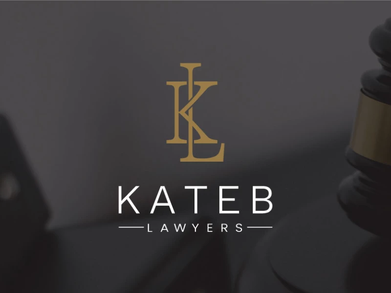 Kateb Lawyers Logo Design by Bocoh Studios.