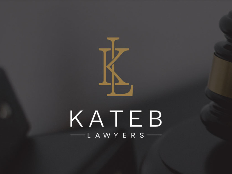 Kateb Lawyers Logo Design by Bocoh Studios.