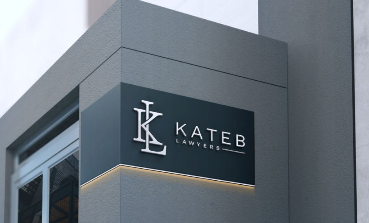 Kateb Lawyers Logo Design by Bocoh Studios.