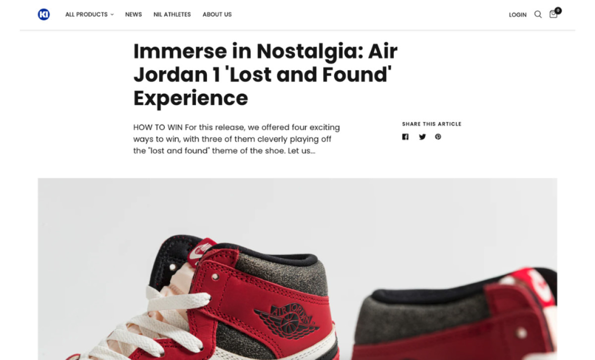 Kicking It Website Design by Studio Well Made.