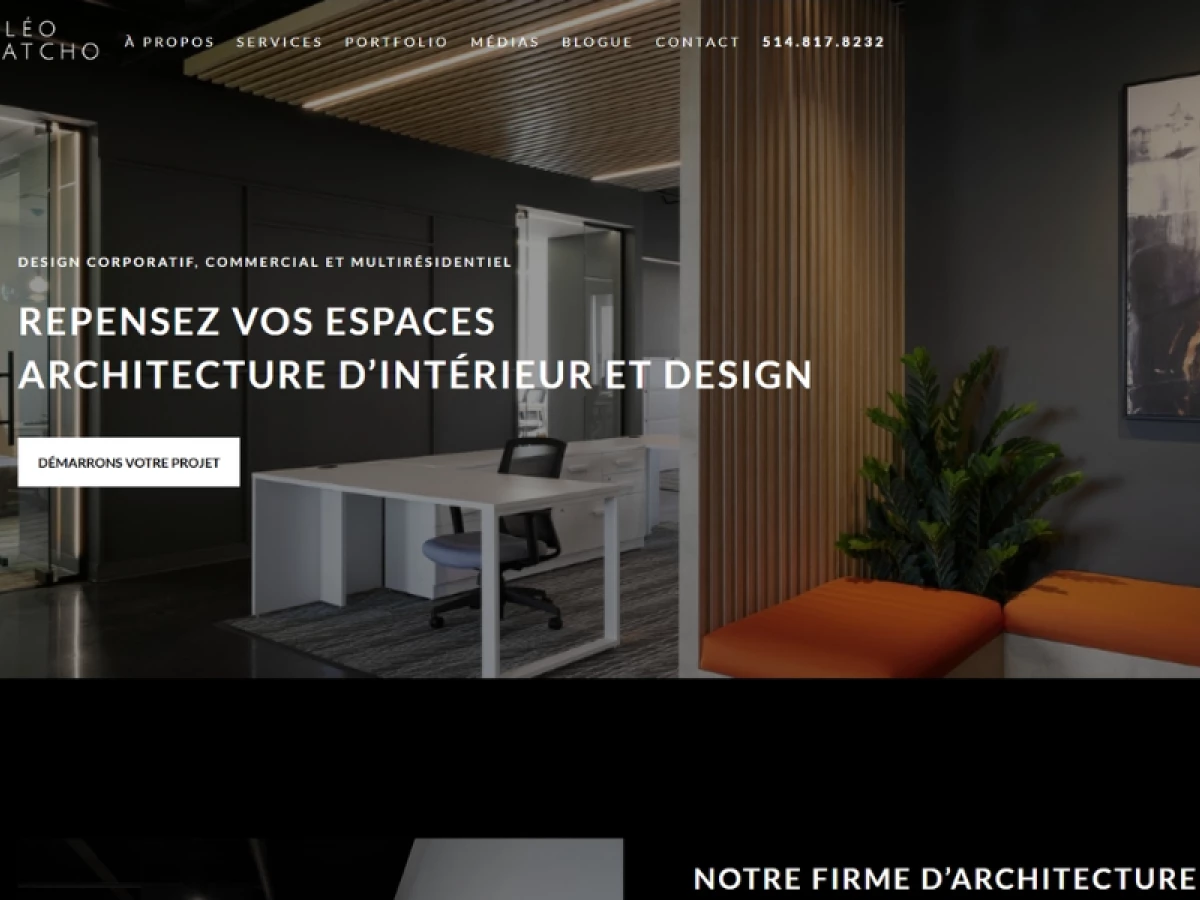 Cléo Katcho Website Design by Studio 360.