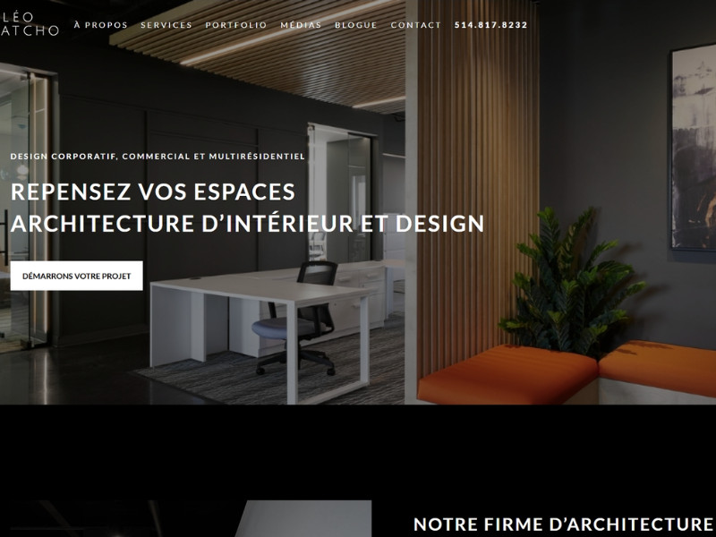 Cléo Katcho Website Design by Studio 360.