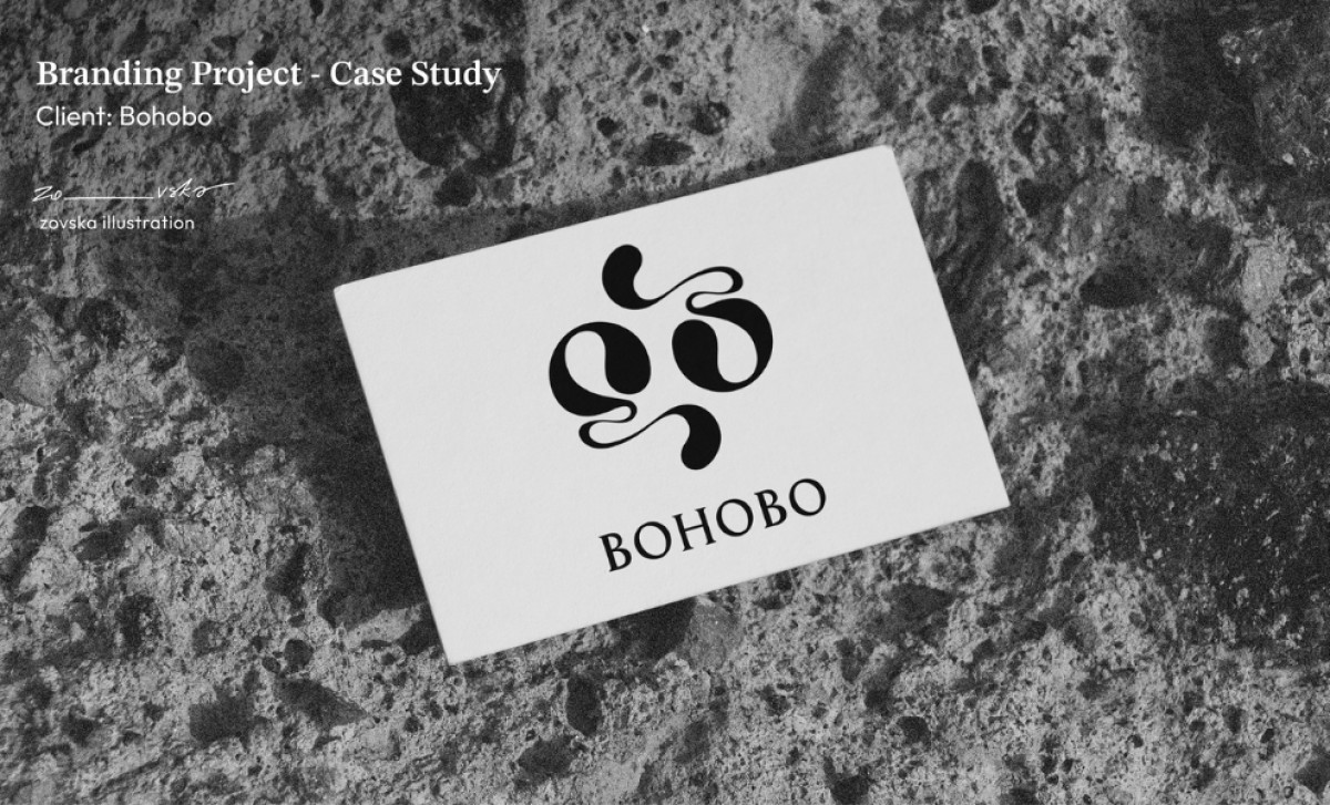Bohobo Logo Design by Zovska Illustration.