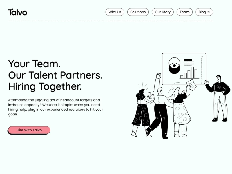 Talvo Website Design by Measured Branding