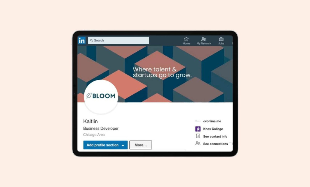 Bloom Recruiting Logo Design by Trueffle.