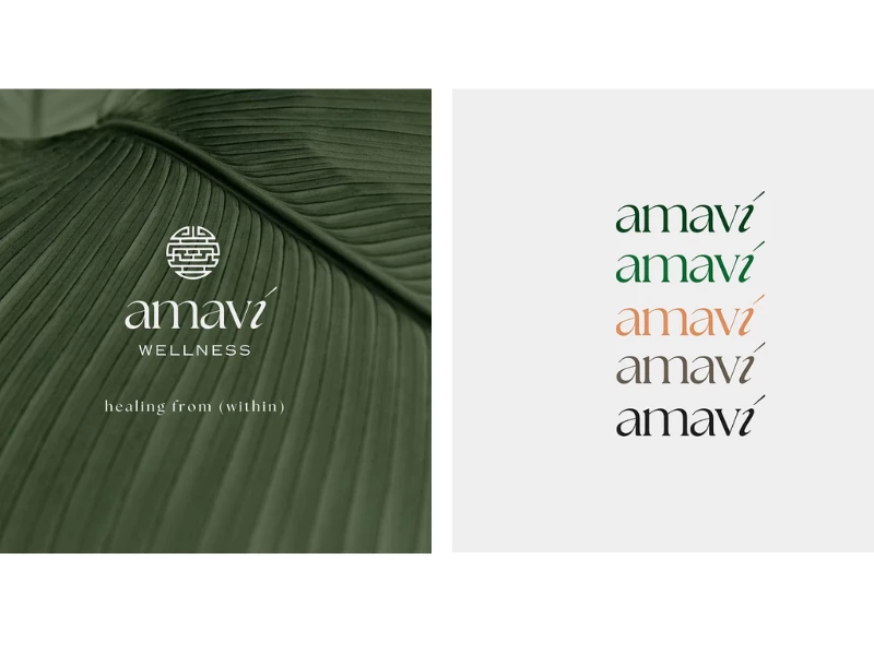Amavi Wellness Logo Design by Rayn Design & Marketing Studio